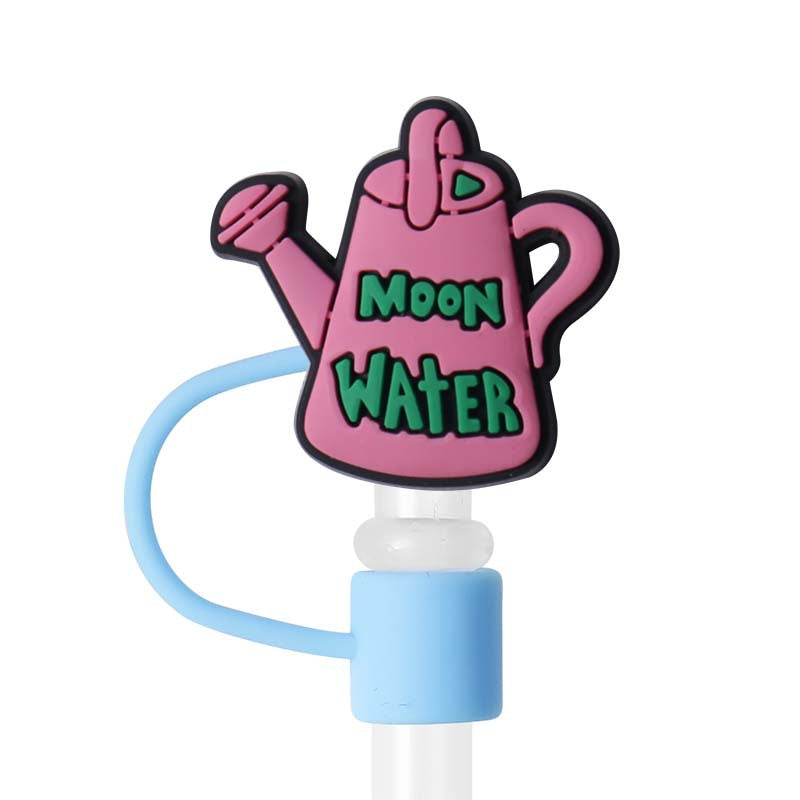 Wholesale 110pcs Cartoon Silicone Straw Cap Cup Accessories